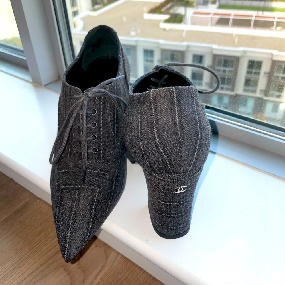 Chanel Oxford Pointed Heels 36.5 EU